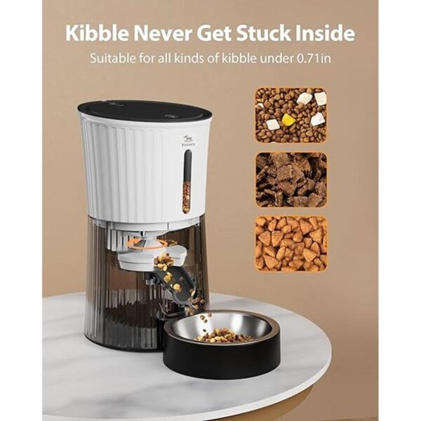 Petory Timed Automatic Cat Feeders 4L Programable Dry_6