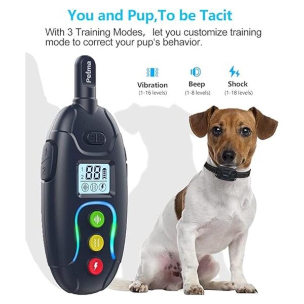Petma Collar de choque para perro impermeable