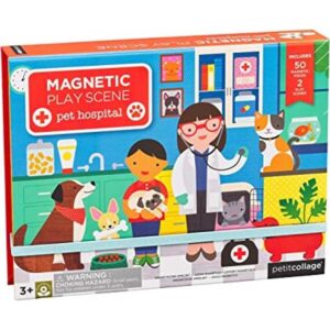 Petit Collage Escena magnética de juego para mascotas