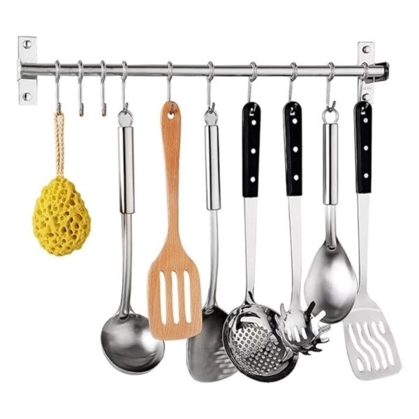 Petilleur Ganchos deslizantes de cocina riel de acero
