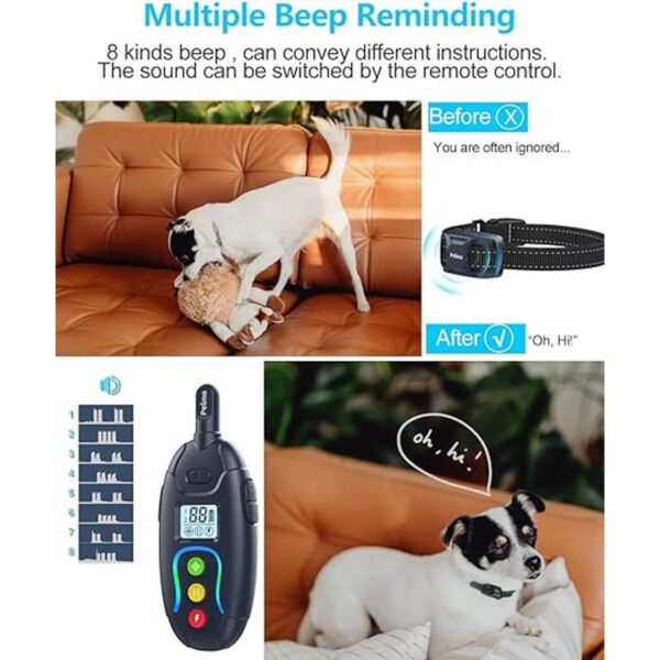 Petma Collar de choque para perro impermeable