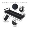 Peters Goods Estantes flotantes de pared con riel