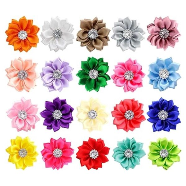 Petbuy 20 pares de horquillas para el pelo de perro Yorkie