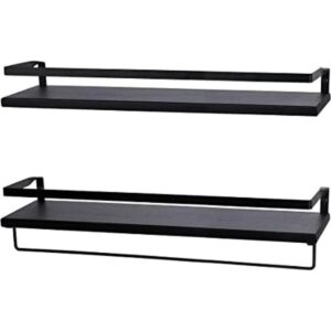Peters Goods Estantes flotantes de pared con riel