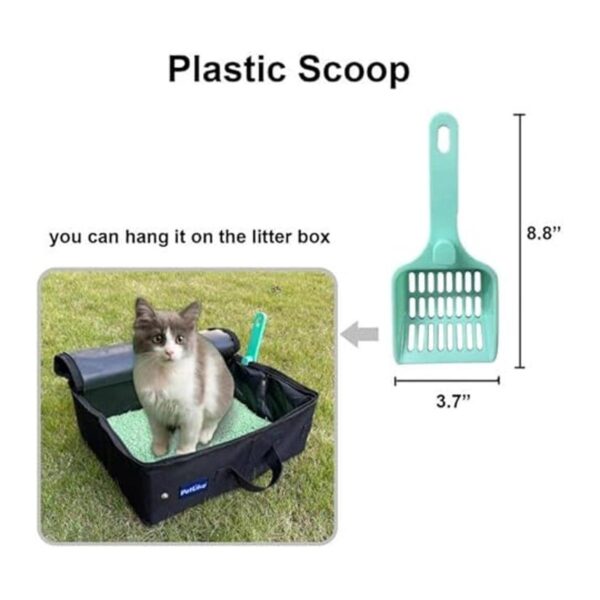 PetLike Caja de arena para gatos de viaje caja de arena