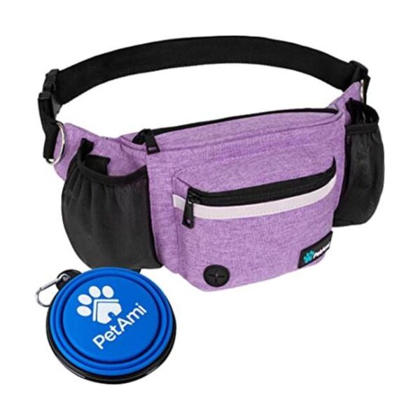 PetAmi Riñonera para perros bolsa de golosinas para_1