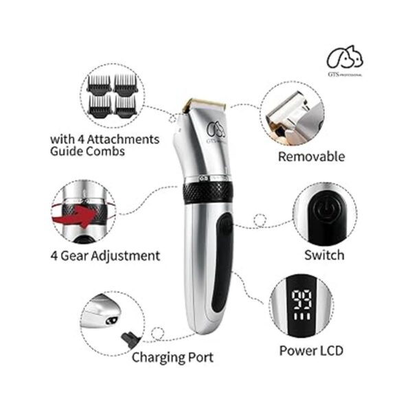 Pet Clippers Kit profesional de aseo para perros_2