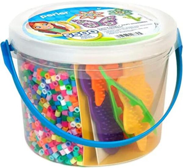 Perler Sunny Days Cubo de cuentas de fusible de color_1