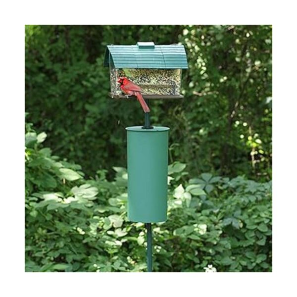 PerkyPet 341 Metal Ardilla de poste con deflector_4