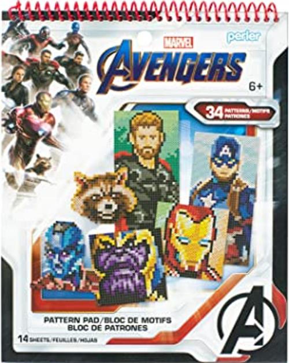 Perler Beads Marvel Avengers Bloc de instrucciones