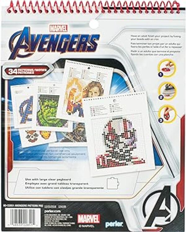 Perler Beads Marvel Avengers Bloc de instrucciones_2