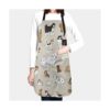 Perinsto Delantal impermeable con estampado de animales