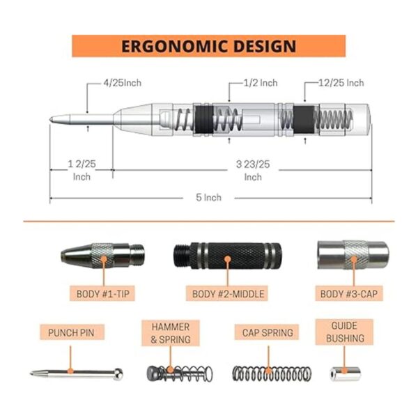 Perforadora central automática de 5 pulgadas herramienta_2