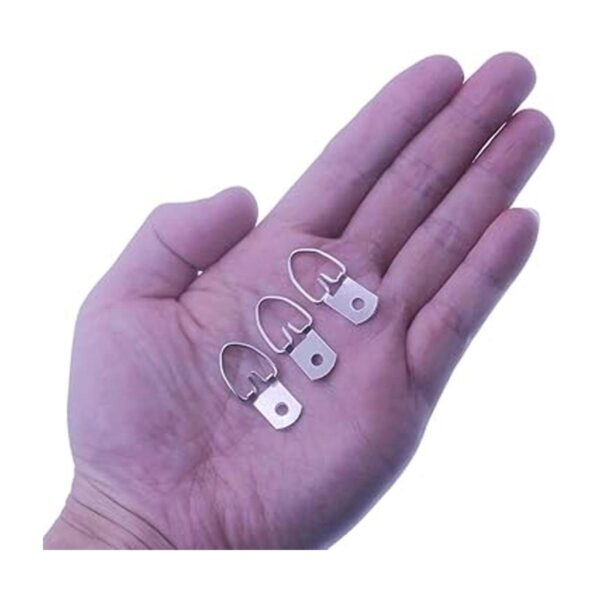 Perchas de fotos de anillo en D con tornillos 100 piezas_3