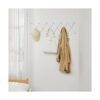 Percha de pared de madera expandible diseño de acordeón_3