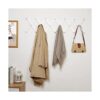 Percha de pared de madera expandible diseño de acordeón_6
