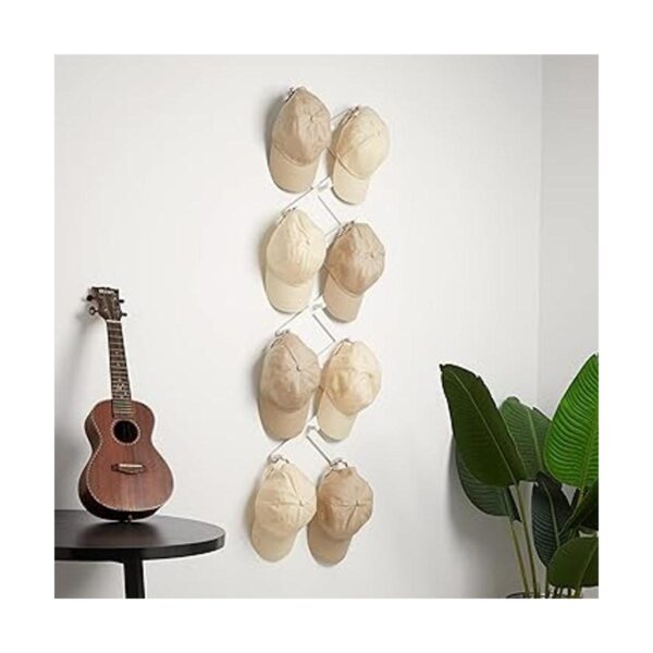 Percha de pared de madera expandible diseño de acordeón_5