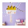 Pequeña piñata de castillo floral para decoraciones de_2