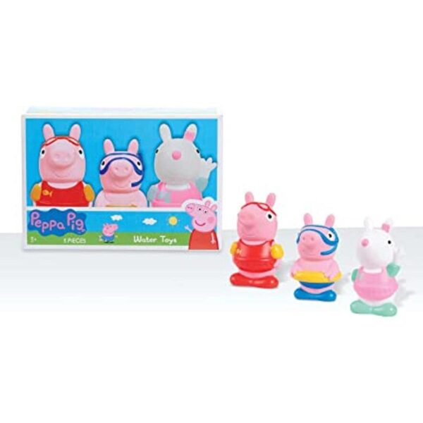 Peppa Pig Juego de 3 piezas de juguetes de baño juguetes_1