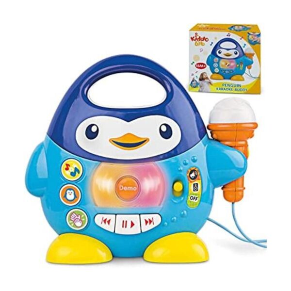 Penguin Karaoke Buddy juguete con micrófono reproductor_1