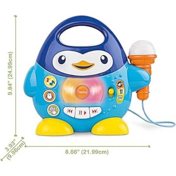 Penguin Karaoke Buddy juguete con micrófono reproductor_3