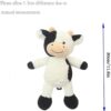 Peluche de vaca de 11.8 pulgadas suave y tierno de_5