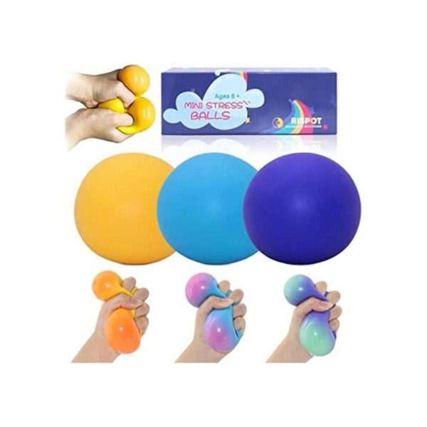 Pelotas de estrés para adultos y niños paquete de 3