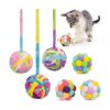 Pelota de juguetes para gatos bolas de juguete de hilo de_1