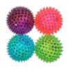 Pelota de goma grande de 3.25 pulgadas con luz paquete de_6