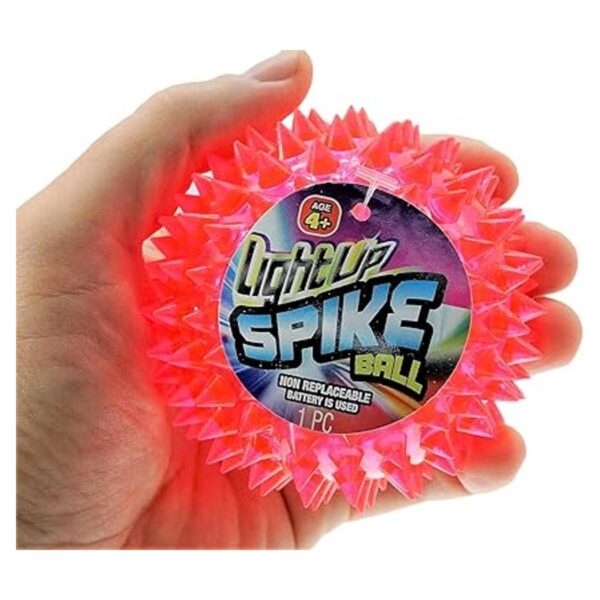Pelota de goma grande de 3.25 pulgadas con luz paquete de_5