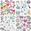 Pegatinas termoadhesivas para niños parches de unicornio