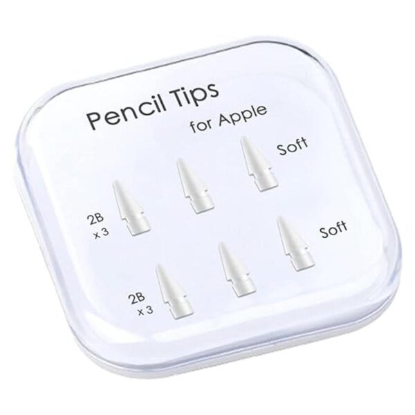Peilinc 2B Puntas dobles suaves para lápiz Apple Pencil_1