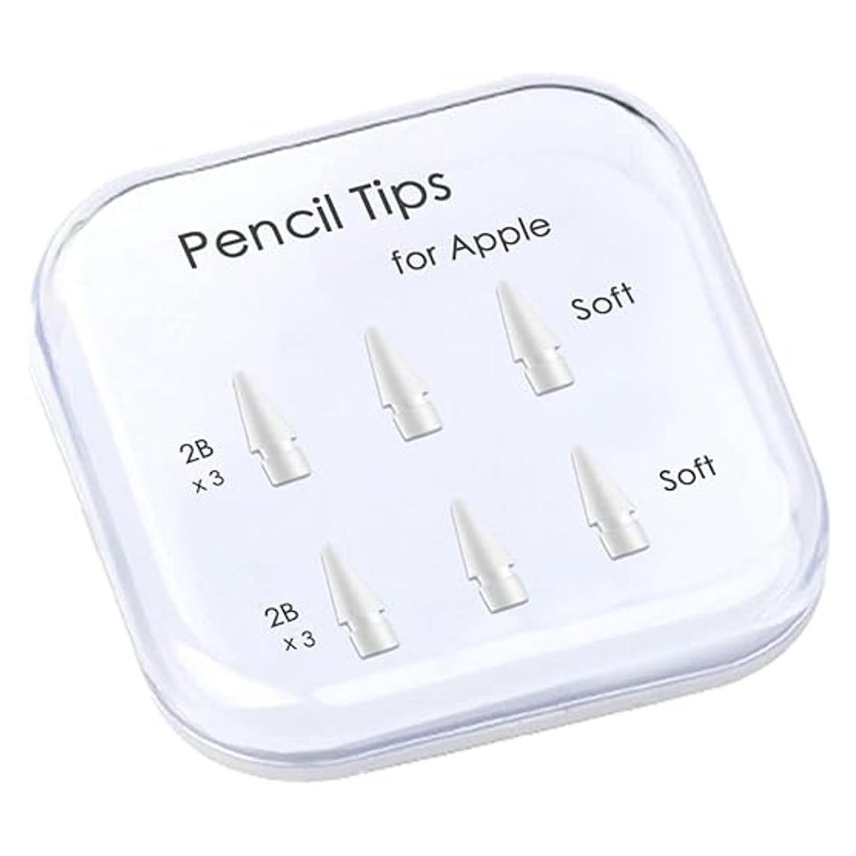 Peilinc 2B Puntas dobles suaves para lápiz Apple Pencil