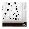 Pegatinas de pared de vinilo negroblanco círculos de 2_2