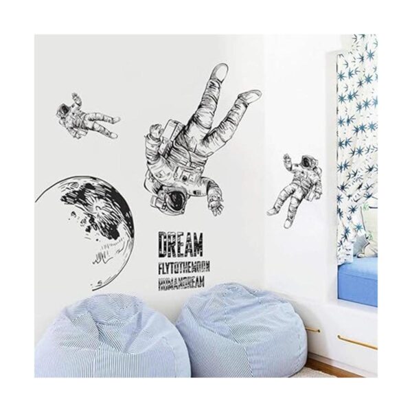 Pegatina de pared de astronauta removible con gran