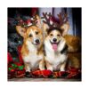 Pedgot Paquete de 3 diademas de Navidad para mascotas con