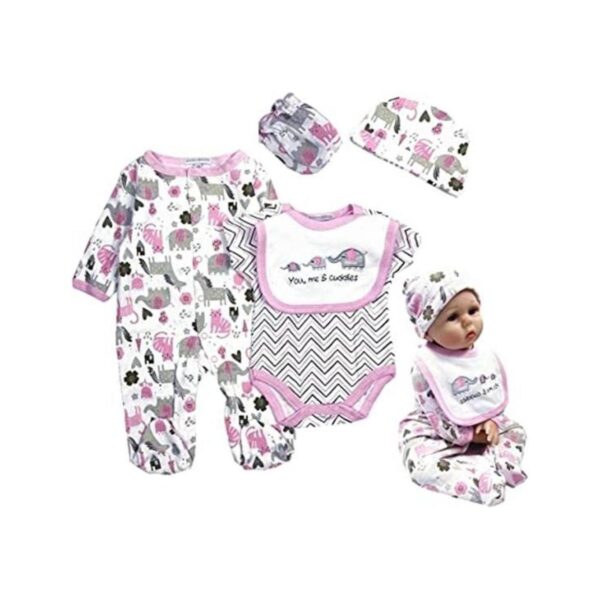 Pedolltree Reborn Ropa para muñecas de bebé de 21.7 in 5_1