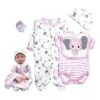 Pedolltree Reborn Ropa de muñeca para bebé niña juego de_1