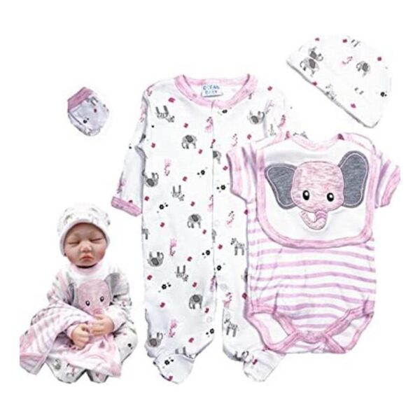 Pedolltree Reborn Ropa de muñeca para bebé niña juego de_1