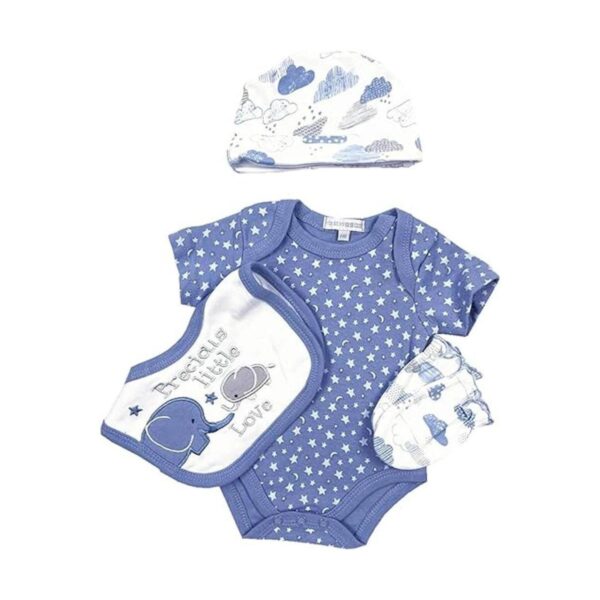 Pedolltree Reborn Baby Doll Ropa Little Elephant 5 piezas_3