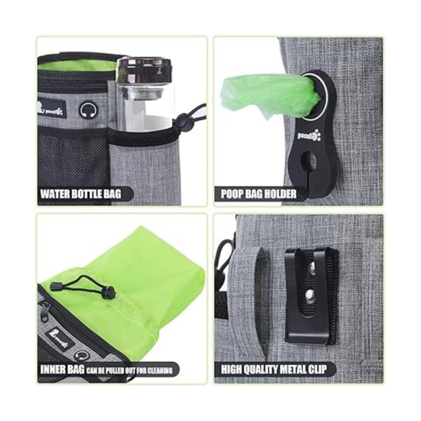 Pecute Bolsa de entrenamiento para perros manos libres_2