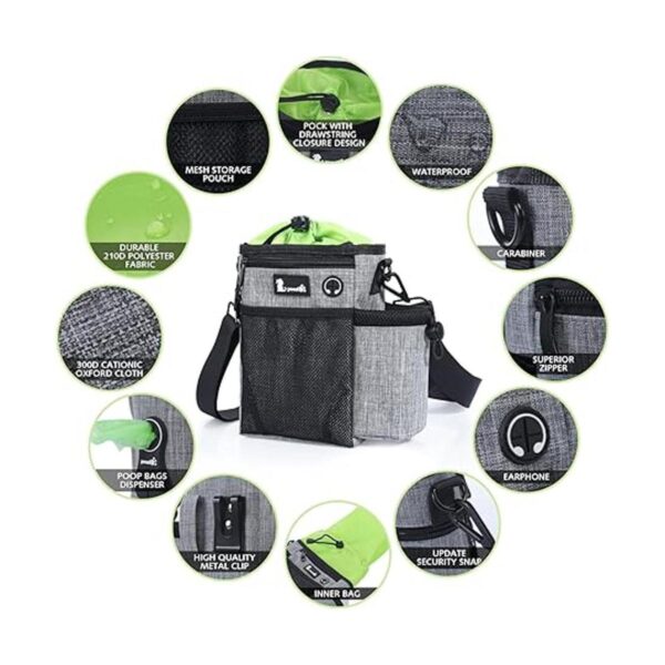 Pecute Bolsa de entrenamiento para perros manos libres_3