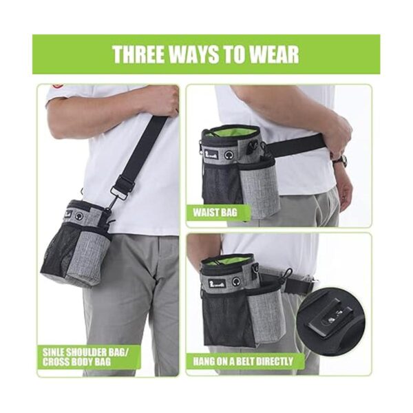Pecute Bolsa de entrenamiento para perros manos libres_4