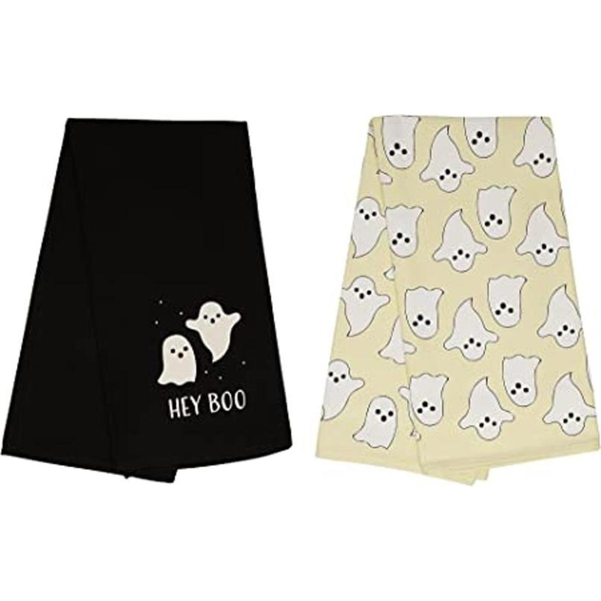 Pearhead Ghost Dish Hey Boo juego de 2 toallas de té