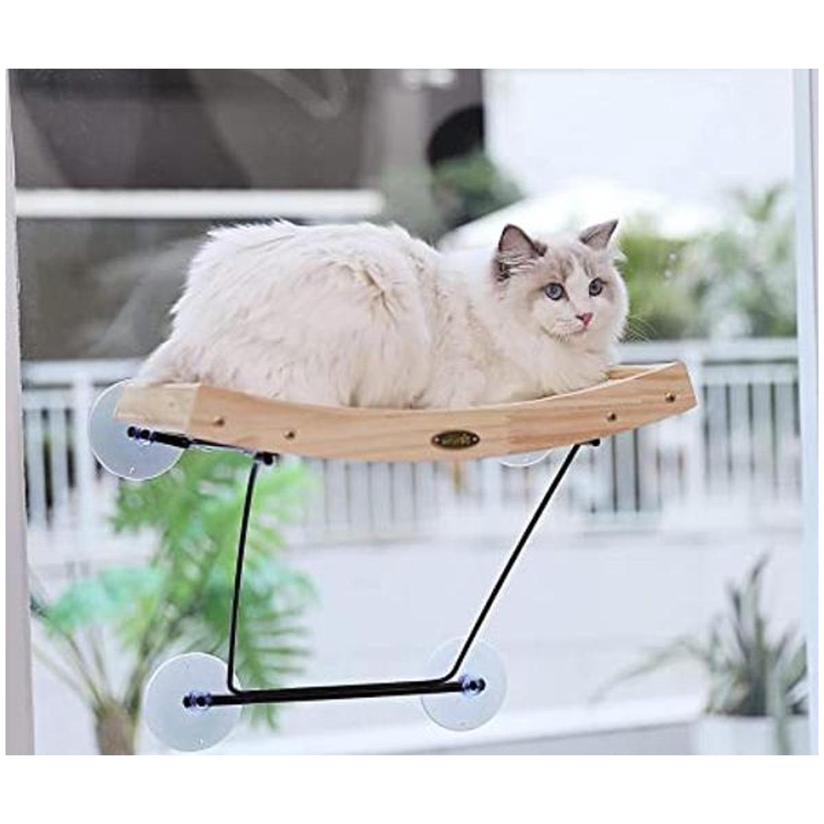 Pecute Rascador de sisal para gatos 2 en 1 hamaca para