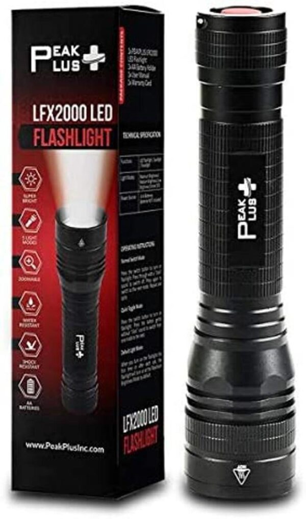 PeakPlus Linterna LED de alta potencia LFX2000 luz de_1