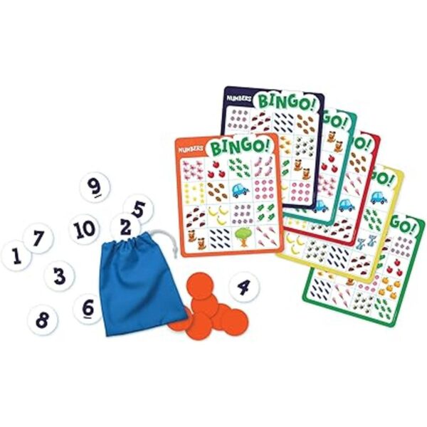 Peaceable Kingdom Numbers Bingo Juego de recuento y_2