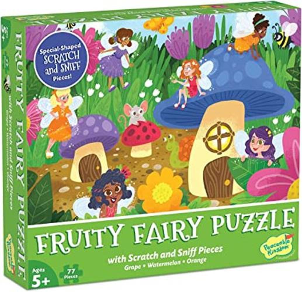 Peaceable Kingdom Rompecabezas de hadas frutales