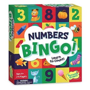 Peaceable Kingdom Numbers Bingo Juego de recuento y_1