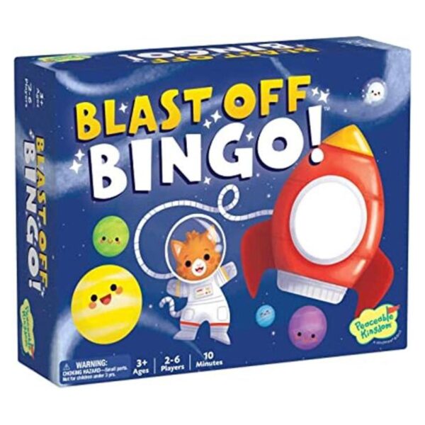 Peaceable Kingdom BlastOff Bingo juego de bingo_1